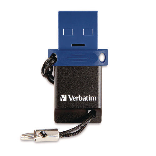 Image of Verbatim® Store n' Go Dual USB 3.2 Gen 1 Flash Drive for USB-C Devices, Blue