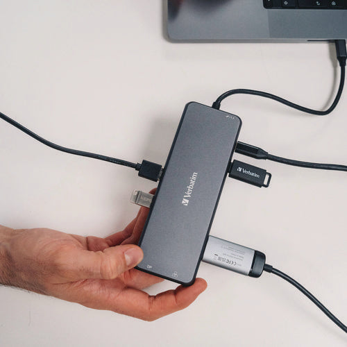 Image of Verbatim® USB-C Pro Multiport Hub CMH 13Port, Gray