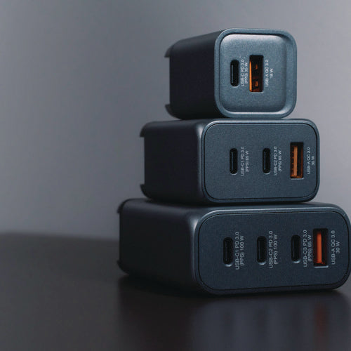 Image of Verbatim® 35 W 2-Port GaN Wall Charger, Black/Gray
