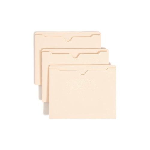 Image of Smead Manila File Jackets, 2-Ply Straight Tab, Letter Size, Manila, 50/box