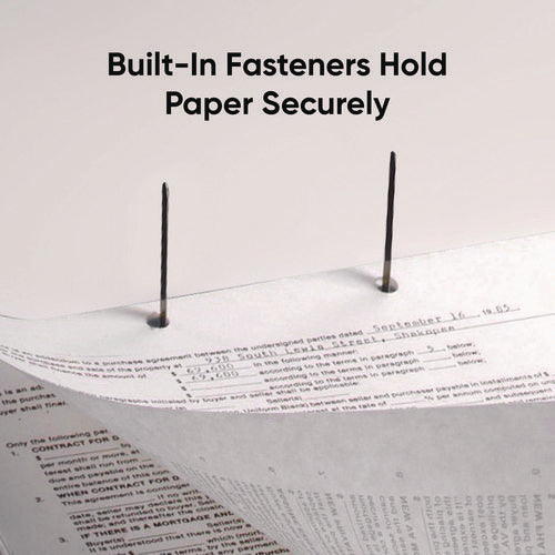 Image of Smead End Tab Fastener Folders with Reinforced Straight Tabs, 11-pt Manila, 2 Fasteners, Letter Size, Manila Exterior, 50/Box