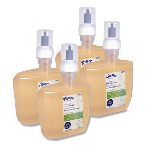 Image of Kleenex® Botanics Luxury Foam Skin Cleanser, Fresh Scent, 1,200 mL Refill, 4/Carton