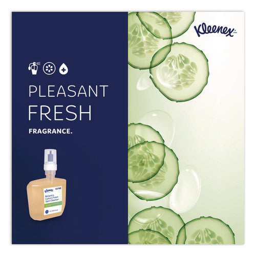 Image of Kleenex® Botanics Luxury Foam Skin Cleanser, Fresh Scent, 1,200 mL Refill, 4/Carton