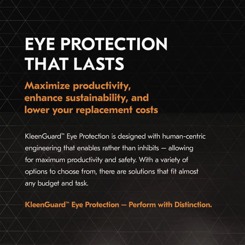Image of KleenGuard V50 Otg Safety Eyewear, Black Frame, Clear Anti-Fog Lens