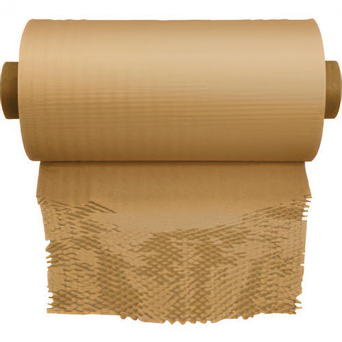 Image of ipg® HexcelWrap Kraft Paper Cushioning Roll, 15.25" x 840 ft, Brown Kraft