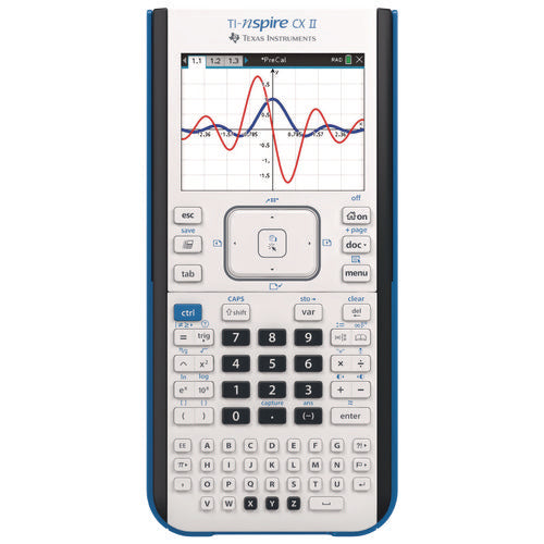 Image of Texas Instruments TI-Nspire CX II Graphing Calculator, 10-Digit LCD