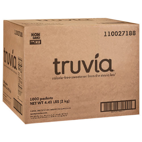 Image of Truvia® Natural Sugar Substitute, 0.07 oz Packet, 1,000/Carton