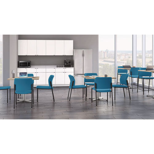Image of HON® Arrange Table Tops, Square, 36 x 36 x 1, Kingswood Walnut