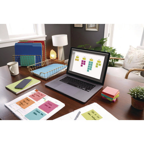 Image of Post-it® Notes Original Cubes, 3" x 3", Pastels Collection, 400 Sheets/Cube