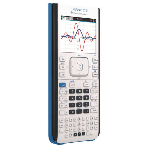 Image of Texas Instruments TI-Nspire CX II Graphing Calculator, 10-Digit LCD