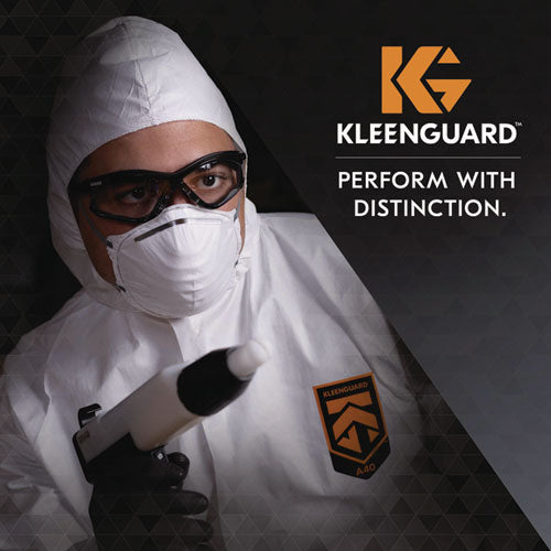 Image of KleenGuard V30 Nemesis Foam Safety Glasses, Black Nylon Frame, Smoke Polycarbonate Lens, 12/Carton