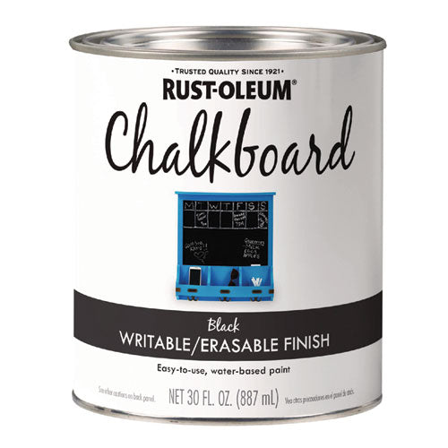 Image of Rust-Oleum® Chalkboard Paint, Matte Black, Quart Can