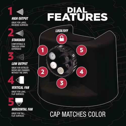 Image of Rust-Oleum® Stops Rust 5-in-1 Spray Paint, Flat Black, 12 oz Aerosol Can