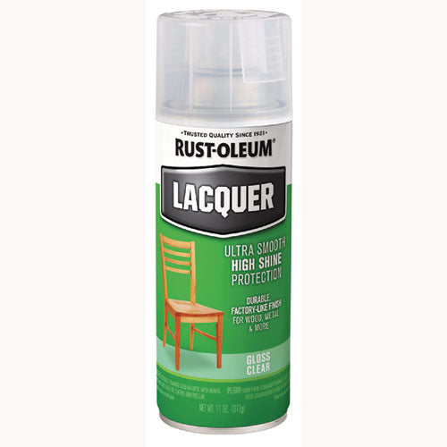 Image of Rust-Oleum® Specialty Lacquer Spray Paint, Gloss Clear, 12 oz Aerosol Can