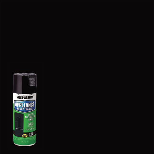 Image of Rust-Oleum® Specialty Appliance Epoxy Spray Paint, Gloss Black, 12 oz Aerosol Can