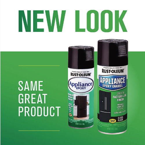 Image of Rust-Oleum® Specialty Appliance Epoxy Spray Paint, Gloss Black, 12 oz Aerosol Can