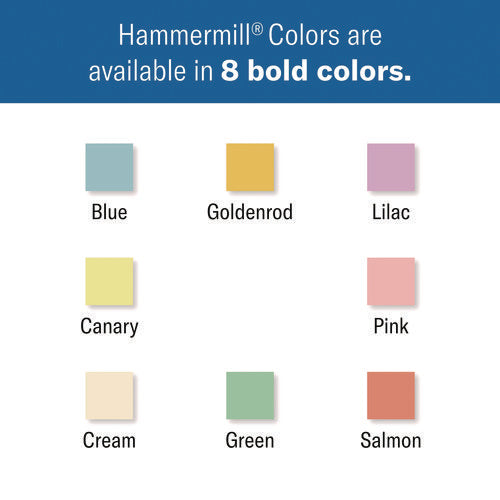 Image of Hammermill® Colors Print Paper, 20 lb Bond Weight, 11 x 17, Canary, 500/Ream