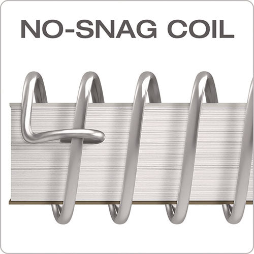 Image of Oxford Coil-Lock Wirebound Notebook, 3-Hole Punch, 5-Subject, College Rule, Randomly Assorted Covers, (200) 11 x 8.5 Sheets