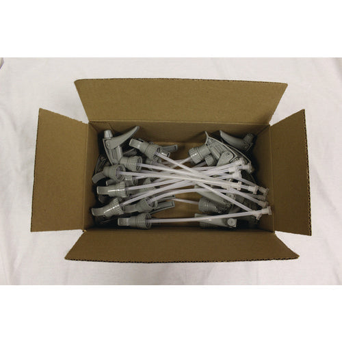 Image of Boardwalk® Chemical-Resistant Trigger Sprayer 320CR, Fits 32 oz Bottles, 9.5" Tube, Gray, 24/Carton