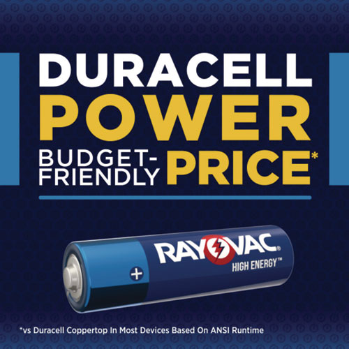 Image of Rayovac® High Energy Premium Alkaline Aa Batteries, 4/pack