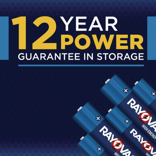 Image of Rayovac® High Energy Premium Alkaline Aa Batteries, 4/pack