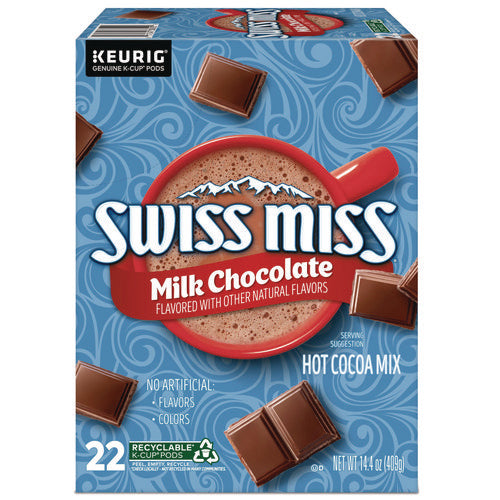 Image of Swiss Miss® Milk Chocolate Hot Cocoa K-Cups, 22/box