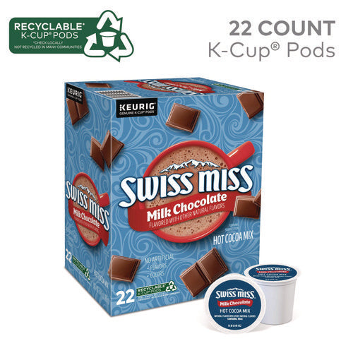 Image of Swiss Miss® Milk Chocolate Hot Cocoa K-Cups, 22/box