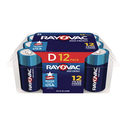 Image of Rayovac® Alkaline D Batteries, 12/pack