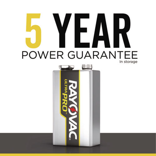 Image of Rayovac® Ultra Pro Alkaline 9v Batteries, 12/pack