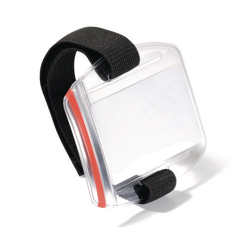 Image of Durable® Card Holder Outdoor Secure, Vertical, 3.42" X 2.12", Clear, 10/box