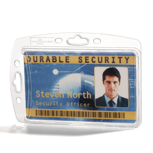 Image of Durable® Replacement Card Holder, Vertical/horizontal, Polystyrene, 10/pack
