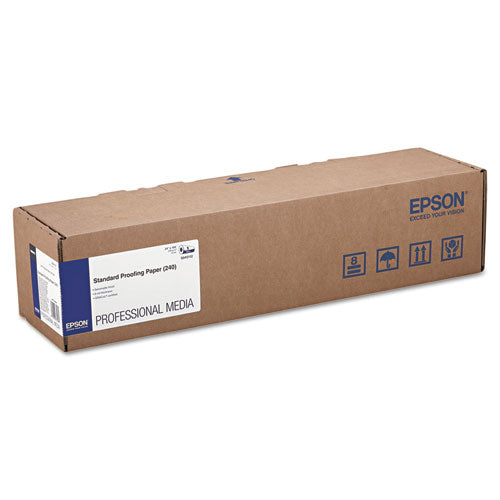 Image of Epson® Standard Proofing Paper Roll, 9 Mil, 24" X 100 Ft, Semi-Matte White