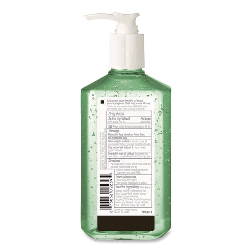 Image of PURELL® Advanced Hand Sanitizer Soothing Gel, 12 oz Pump Bottle, Fresh Scent, 12/Carton