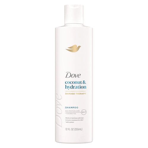 Image of Dove® Coconut Shampoo, 12 oz Bottle, 6/Carton