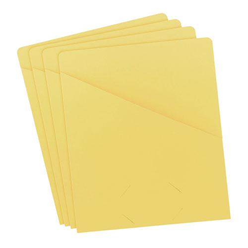 Image of Smead File Jackets, Letter Size, Yellow, 25/pack