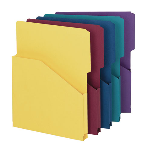 Image of Smead File Jackets, Letter Size, Assorted, 5/pack