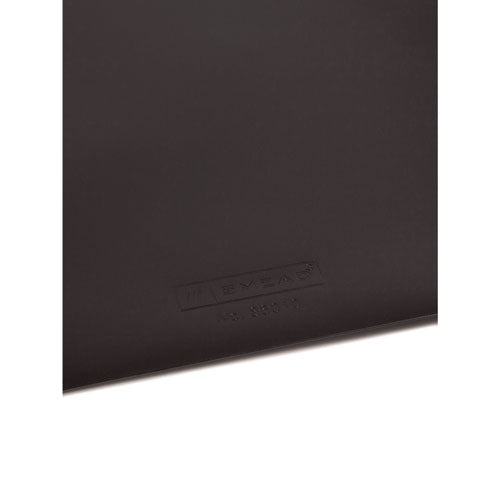 Image of Smead Clear Front Poly Report Cover, Double-Prong Fastener, 0.5" Capacity, 8.5 X 11, Clear/black, 5/pack