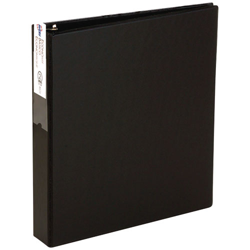 Image of Avery® Economy Non-View Binder With Round Rings, 3 Rings, 3" Capacity, 11 X 8.5, Black, (4601)