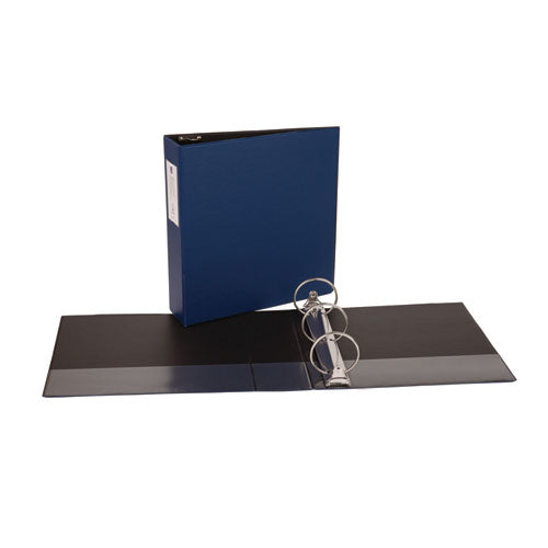 Image of Avery® Economy Non-View Binder With Round Rings, 3 Rings, 3" Capacity, 11 X 8.5, Blue, (4600)