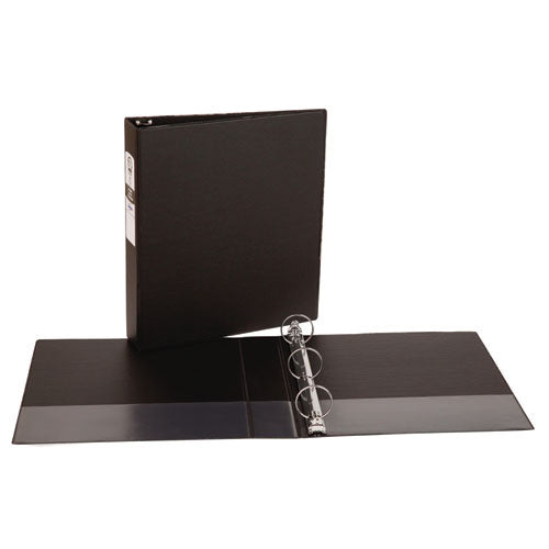 Image of Avery® Economy Non-View Binder With Round Rings, 3 Rings, 2" Capacity, 11 X 8.5, Black, (3501)