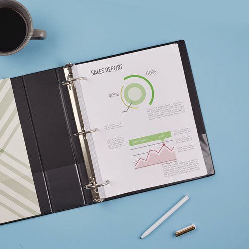 Image of Avery® Economy Non-View Binder With Round Rings, 3 Rings, 3" Capacity, 11 X 8.5, Black, (4601)