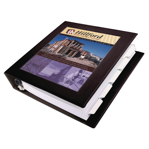 Image of Avery® Framed View Heavy-Duty Binders, 3 Rings, 1.5" Capacity, 11 X 8.5, Black