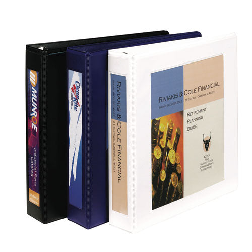 Image of Avery® Framed View Heavy-Duty Binders, 3 Rings, 1.5" Capacity, 11 X 8.5, White