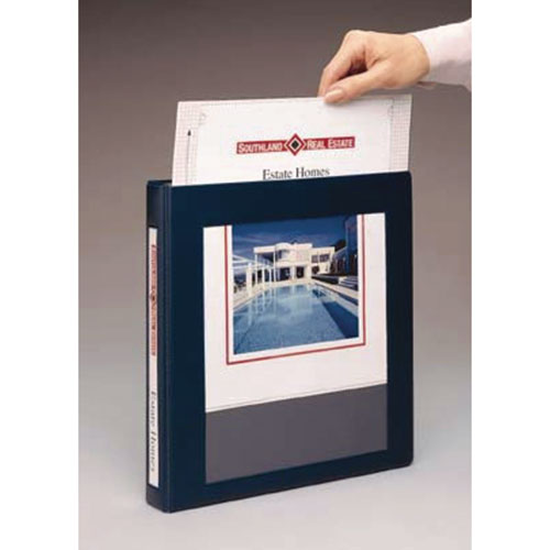 Image of Avery® Framed View Heavy-Duty Binders, 3 Rings, 1" Capacity, 11 X 8.5, Black