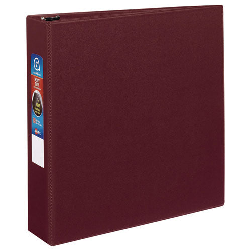 Image of Avery® Heavy-Duty Non-View Binder With Durahinge And One Touch Ezd Rings, 3 Rings, 2" Capacity, 11 X 8.5, Maroon