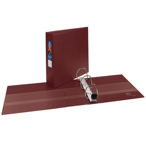 Image of Avery® Heavy-Duty Non-View Binder With Durahinge And Locking One Touch Ezd Rings, 3 Rings, 3" Capacity, 11 X 8.5, Maroon