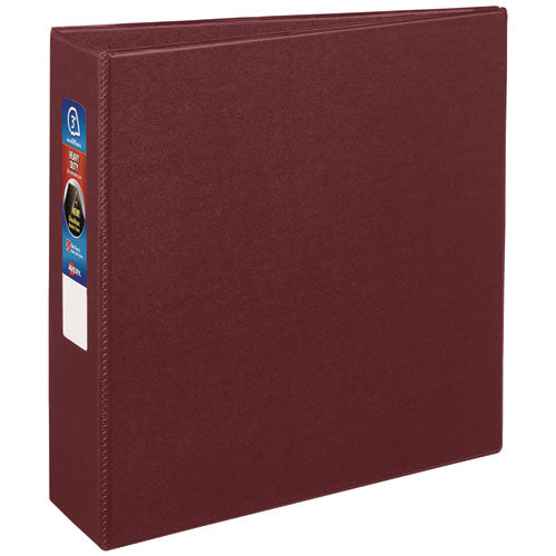 Image of Avery® Heavy-Duty Non-View Binder With Durahinge And Locking One Touch Ezd Rings, 3 Rings, 3" Capacity, 11 X 8.5, Maroon