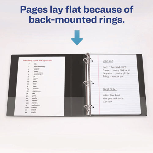 Image of Avery® Heavy-Duty View Binder With Durahinge And Locking One Touch Ezd Rings, 3 Rings, 3" Capacity, 11 X 8.5, Red
