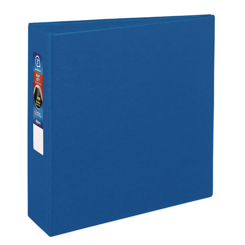 Image of Avery® Heavy-Duty Non-View Binder With Durahinge And Locking One Touch Ezd Rings, 3 Rings, 3" Capacity, 11 X 8.5, Blue