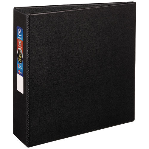 Image of Avery® Heavy-Duty Non-View Binder With Durahinge And Locking One Touch Ezd Rings, 3 Rings, 3" Capacity, 11 X 8.5, Black